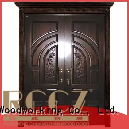 modern double door interior double doors Runcheng Woodworking 1