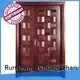 glass pure composited interior double doors Runcheng Woodworking 1