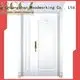 Runcheng Woodworking Brand veneer composited glass interior double doors 1