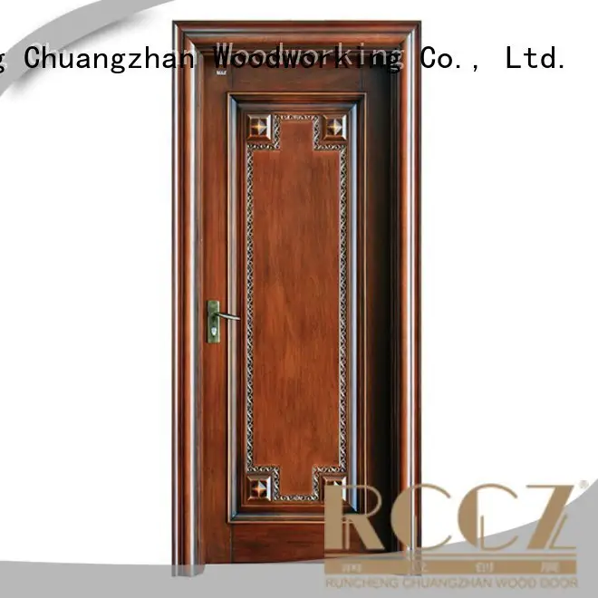 Runcheng Woodworking solid wood bedroom composite door design veneer composited 1