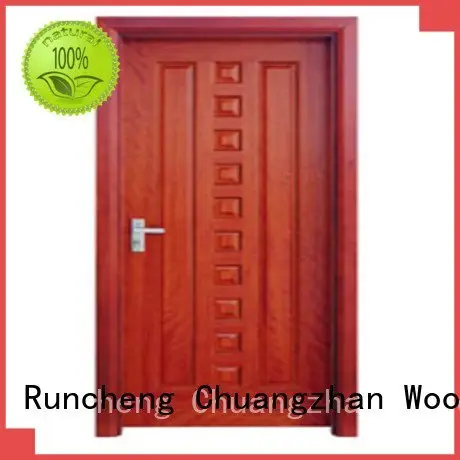 door flush flush Runcheng Woodworking flush mdf interior wooden door 1