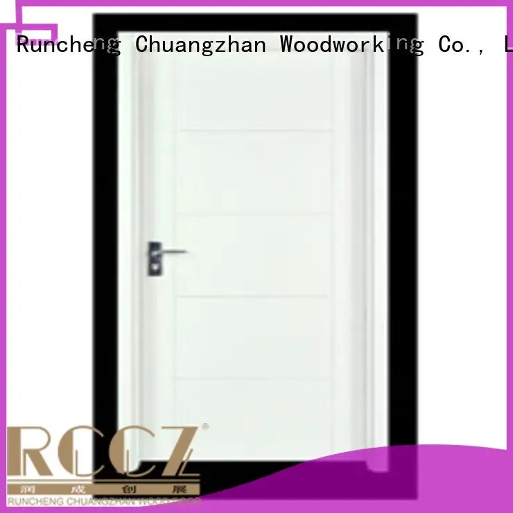 door flush flush mdf interior wooden door Runcheng Woodworking 1