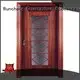 wooden glazed front doors glazed wooden double glazed doors door Runcheng Woodworking 1