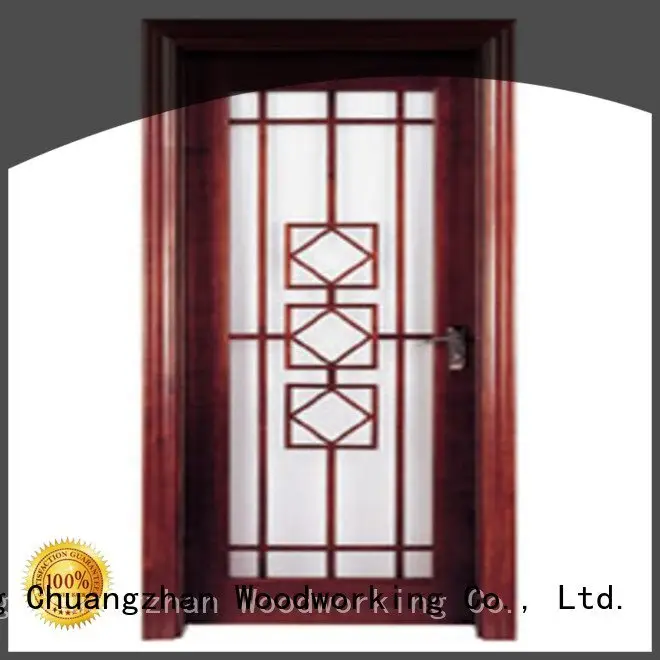 glazed door door door Runcheng Woodworking wooden double glazed doors 1