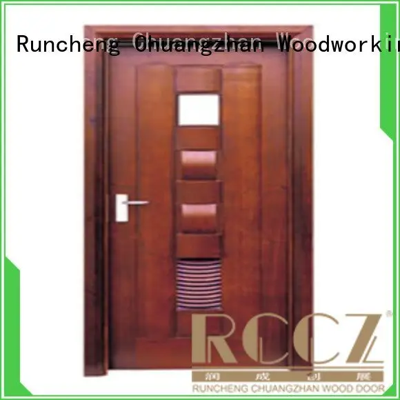 Wholesale door bathroom solid wood bathroom doors Runcheng Woodworking Brand 1