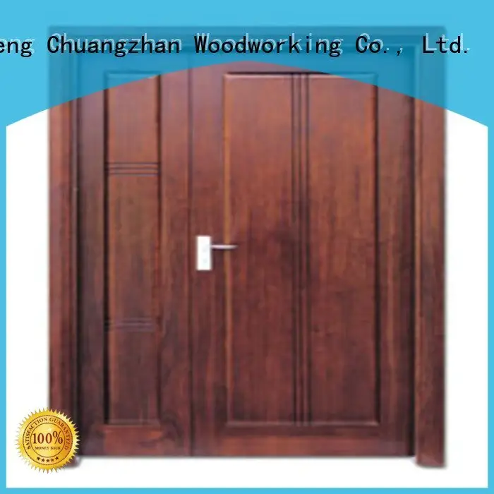 door double double white double doors Runcheng Woodworking 1