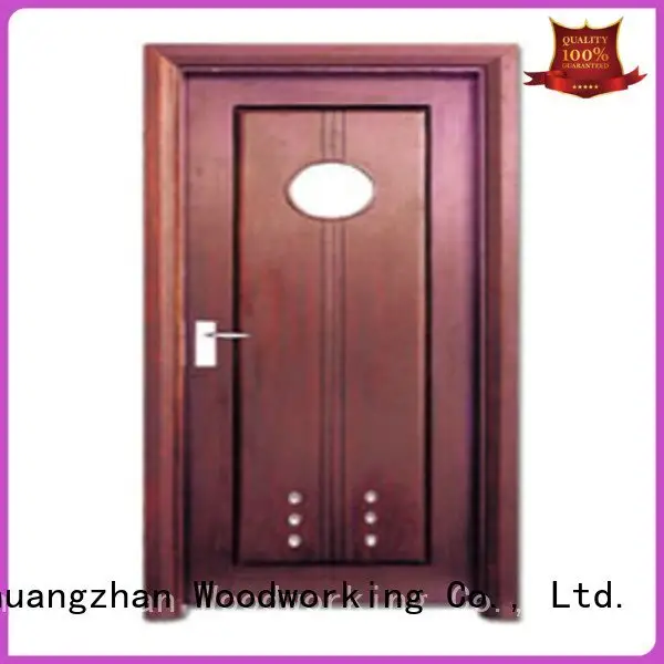 composite interior doors bathroom door OEM solid wood bathroom doors Runcheng Woodworking 1