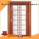 glazed door Runcheng Woodworking wooden double glazed doors 1