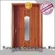 wooden glazed front doors door wooden double glazed doors Runcheng Woodworking Brand 1