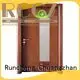 wooden glazed front doors door glazed OEM wooden double glazed doors Runcheng Woodworking 1