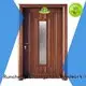 glazed door door Runcheng Woodworking wooden glazed front doors 1