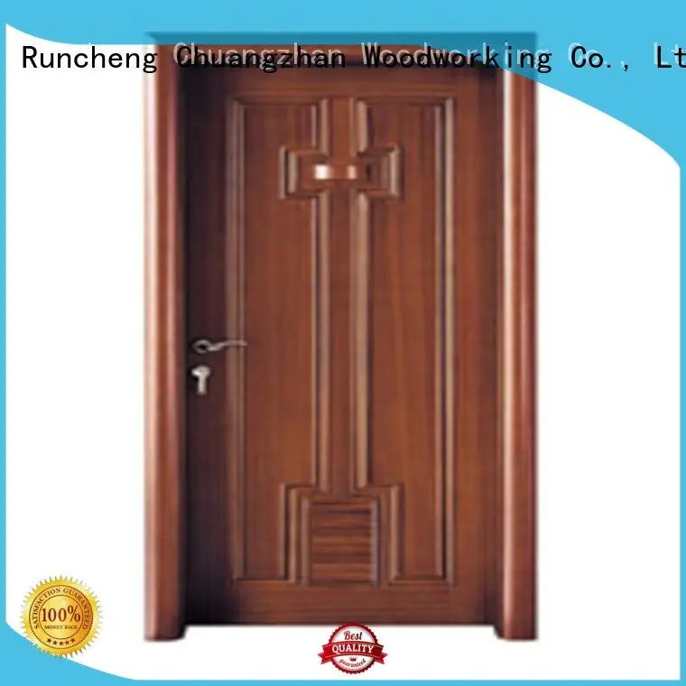 Runcheng Woodworking solid wood bathroom doors bathroom door door door 1