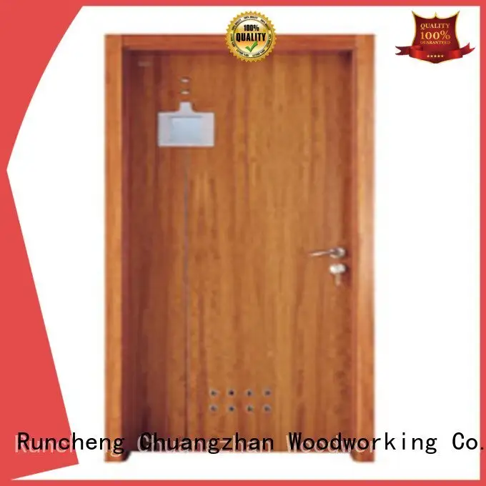 door bathroom bathroom solid wood bathroom doors Runcheng Woodworking 1