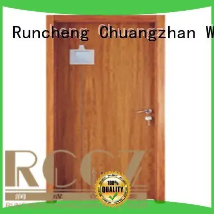 composite interior doors bathroom door solid wood bathroom doors Runcheng Woodworking Brand 1