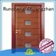 Runcheng Woodworking glazed door door wooden glazed front doors door 1