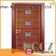 wooden glazed front doors glazed wooden double glazed doors Runcheng Woodworking Brand 1