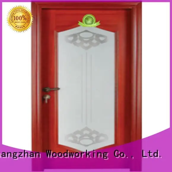 Runcheng Woodworking solid pure wooden glazed doors door wood 1