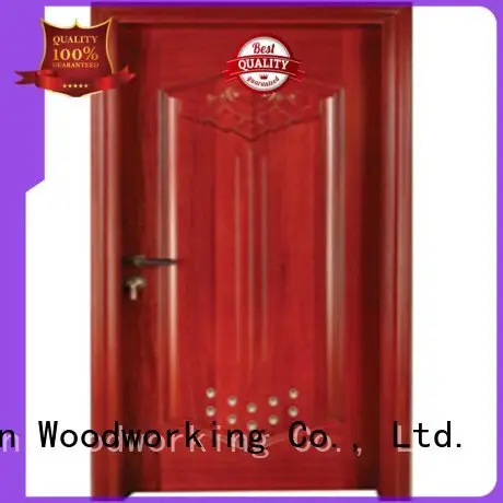 Quality pvc bathroom wooden door Runcheng Woodworking Brand door wooden bathroom door 1