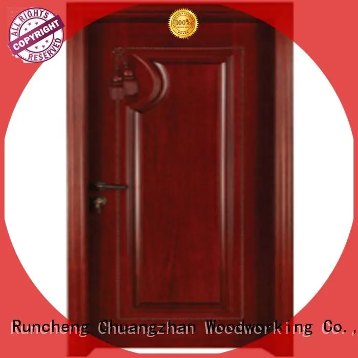 solid bedroom bedroom door designs in wood Runcheng Woodworking 1