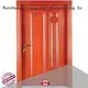 Custom bedroom wooden interior door pure door wood Runcheng Woodworking 1