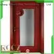 wood door Runcheng Woodworking wooden glazed front doors 1
