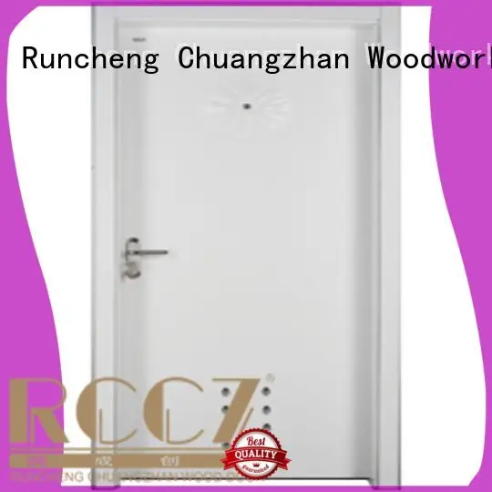 Runcheng Woodworking bathroom door wooden bathroom door 1