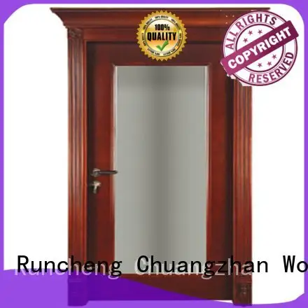 Runcheng Woodworking Brand british door solid wood bedroom composite door 1