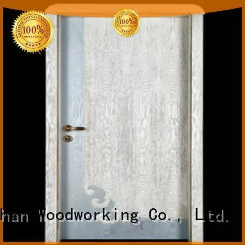 Wholesale double wooden door Runcheng Woodworking Brand 1