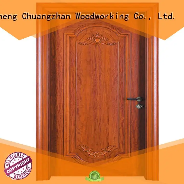 wooden door Runcheng Woodworking cheap wooden front doors 1