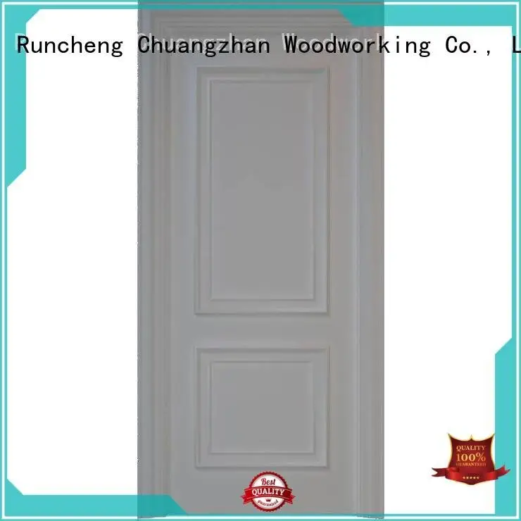 internal white mdf composited wooden door composited mdf interior doors Runcheng Woodworking Brand 1