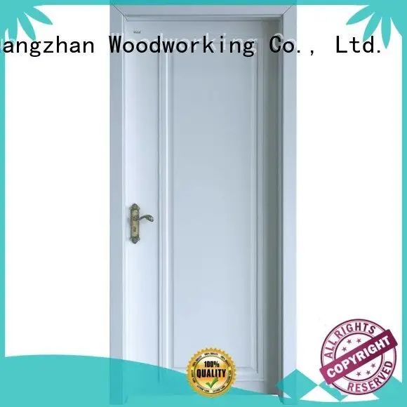 white internal white mdf composited wooden door internal Runcheng Woodworking 1