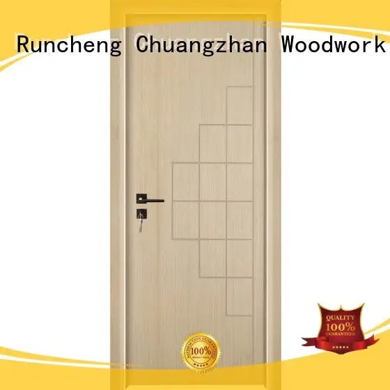 internal internal white mdf composited wooden door Runcheng Woodworking Brand 1