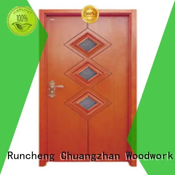 Runcheng Woodworking Brand glazed wooden glazed front doors door supplier 1