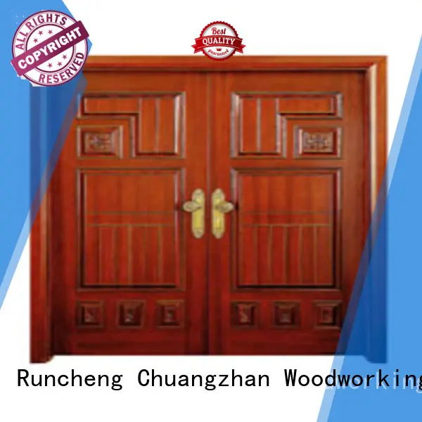 Runcheng Woodworking Brand door double custom white double doors 1