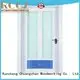 Runcheng Woodworking Brand door glazed durable wooden double glazed doors 1