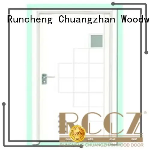 Runcheng Woodworking Brand hot selling flush durable wooden flush door manufacture 1