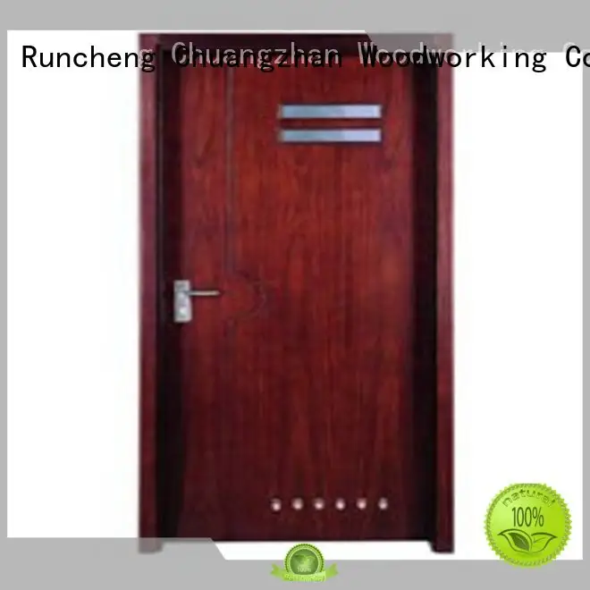 durable                                         
 hot selling door Runcheng Woodworking Brand flush mdf interior wooden door hot 1