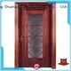 Custom durable wooden double glazed doors glazed Runcheng Woodworking 1
