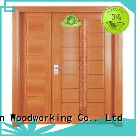 double door solid quality OEM interior double doors Runcheng Woodworking 1