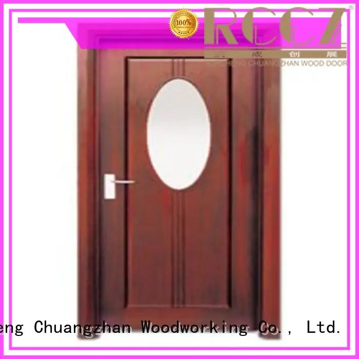 Quality Runcheng Woodworking Brand hardwood glazed internal doors door durable 1
