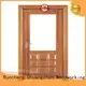 Runcheng Woodworking Brand durable glazed door wooden double glazed doors manufacture 1