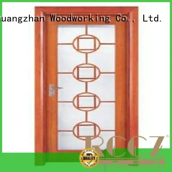 durable glazed door door wooden double glazed doors Runcheng Woodworking 1