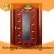 door wooden double glazed doors durable glazed Runcheng Woodworking company 1