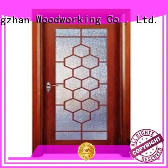 glazed door durable OEM wooden double glazed doors Runcheng Woodworking 1