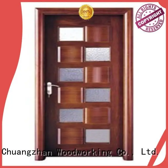 durable Custom glazed wooden double glazed doors door Runcheng Woodworking 1