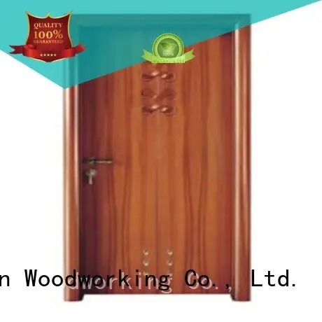 door wholesale bathroom Runcheng Woodworking Brand modern bathroom door manufacture 1