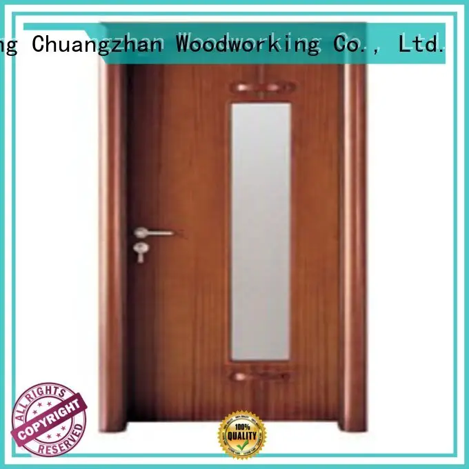 Runcheng Woodworking Brand durable door glazed hardwood glazed internal doors glazed 1