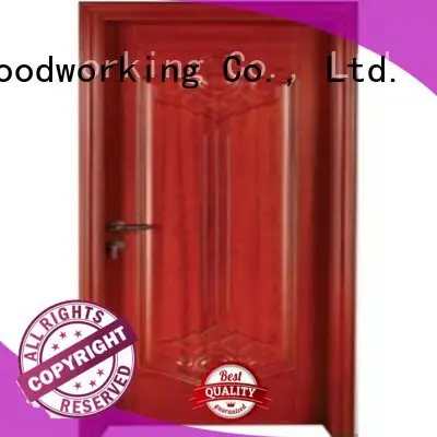 bedroom Custom solid bedroom door design high quality Runcheng Woodworking 1