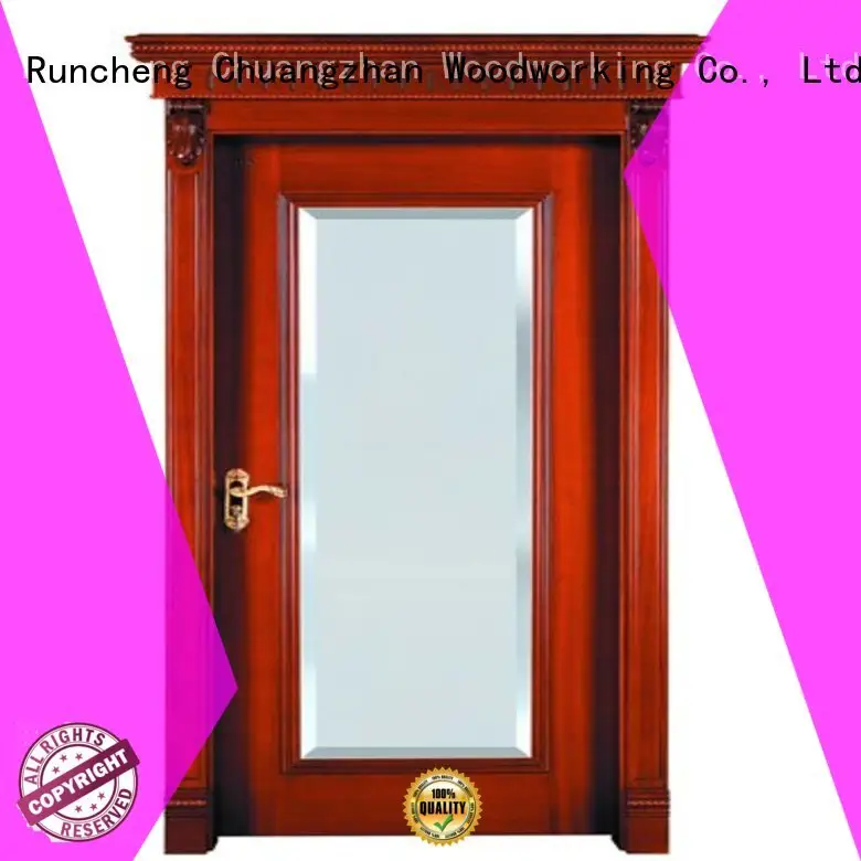 Runcheng Woodworking Brand door bathroom custom internal veneer doors 1