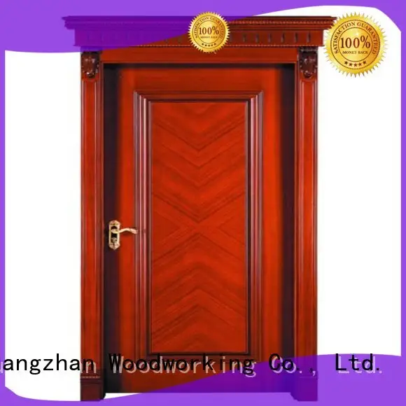 kitchen wood veneer door bedroom bathroom Runcheng Woodworking company 1